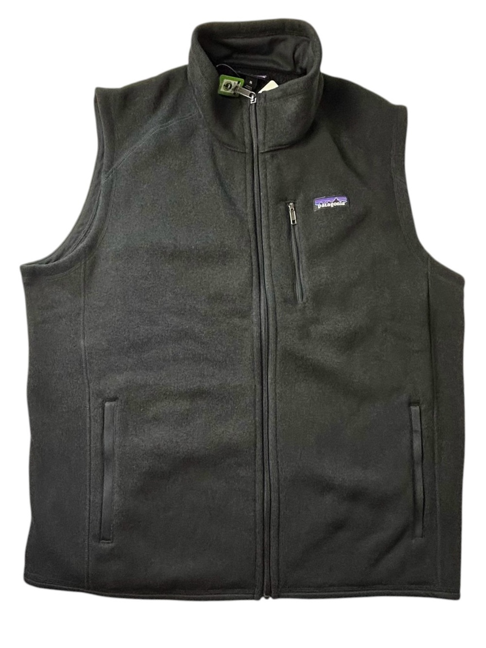 PATAGONIA Mens Size XL Black Better Sweater Full Zip Fleece 25881 FA15 Vest.